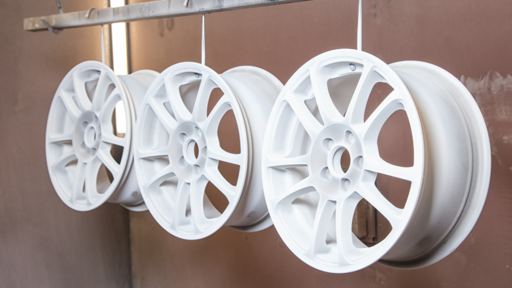 powder-coating-tire-wheels-hanging